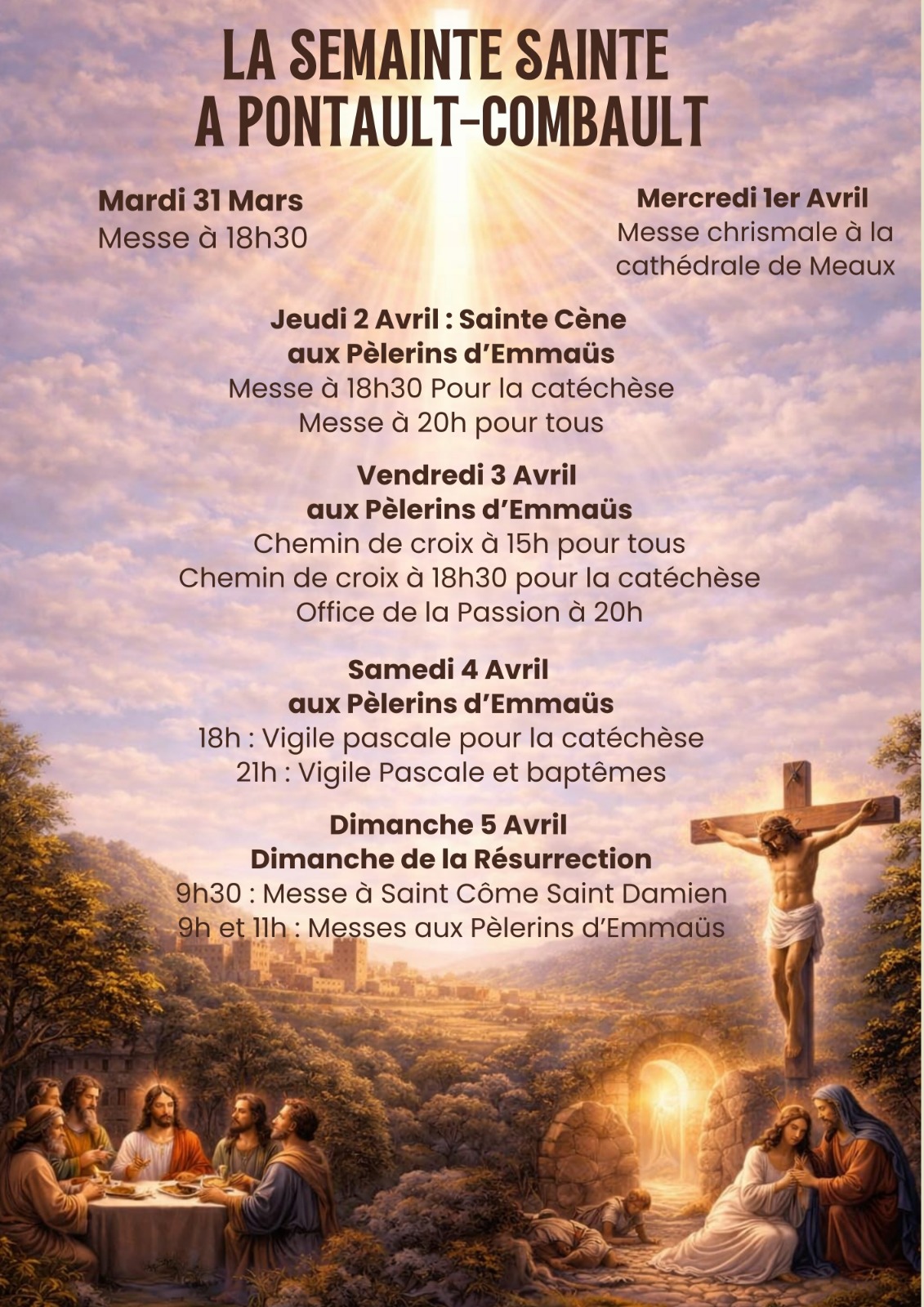 Semaine Sainte à Pontault-Combault