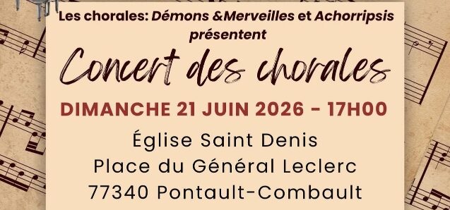 Concert des chorales de Pontault-Combault
