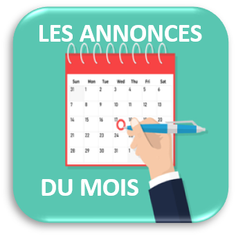 Annonces du mois
