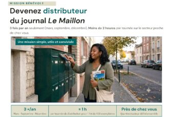 Bénévoles distribution journal « le maillon »