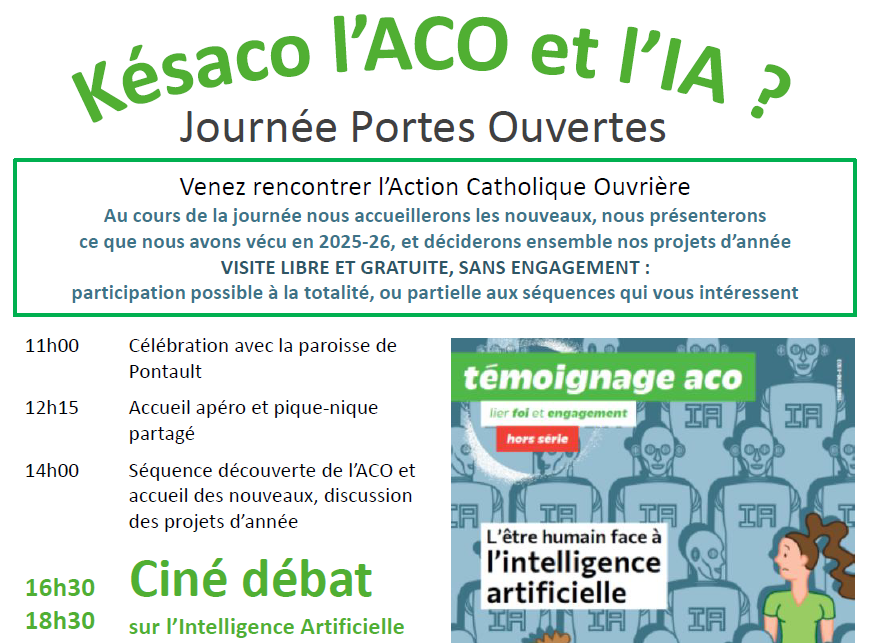 Portes ouvertes à l&rsquo;ACO